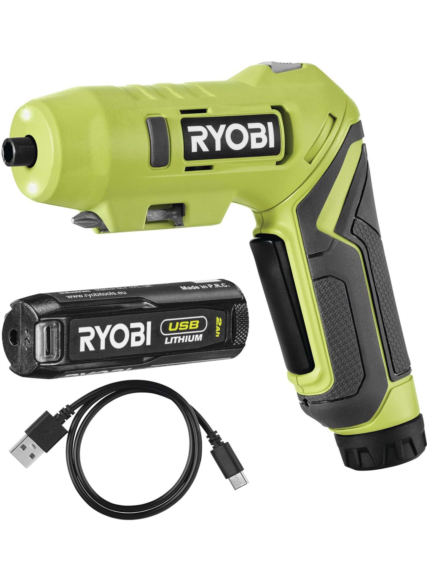 Акумуляторна викрутка Ryobi RSDP4-120G 4В USB Lithium - Фото 1