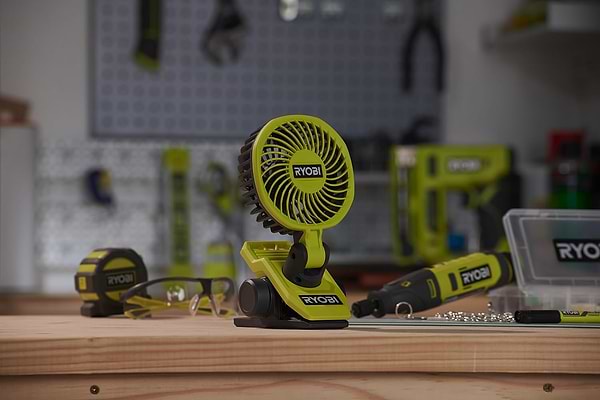 Фото - Вентилятор портативний Ryobi USB Lithium RCF4-120G (5133006143)