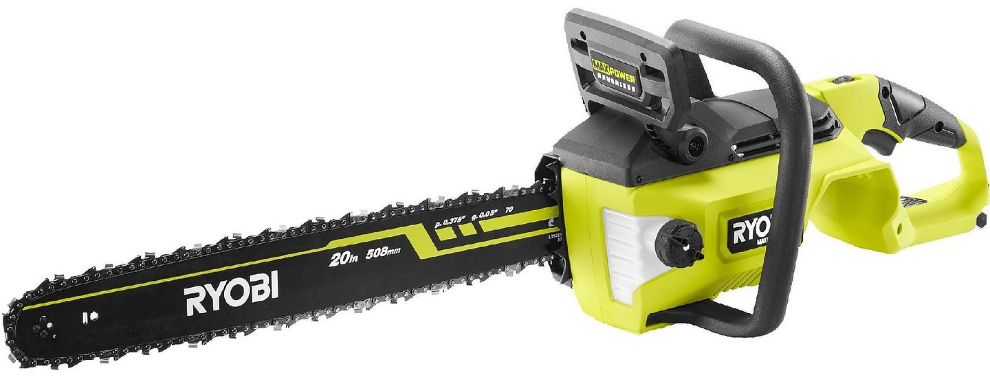 Ланцюгова пила Ryobi Max Power RY36CSX50A-0 36В (5133006242) - Фото 1