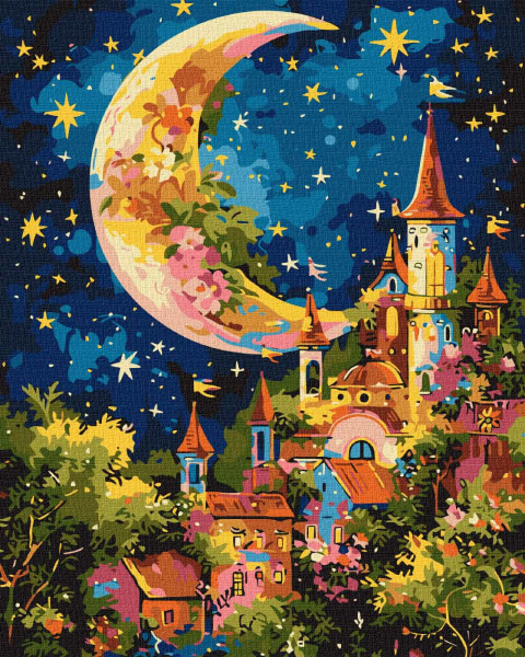 Картина по номерам Ideyka Звездный дворец 40х50 см (KHO5136)