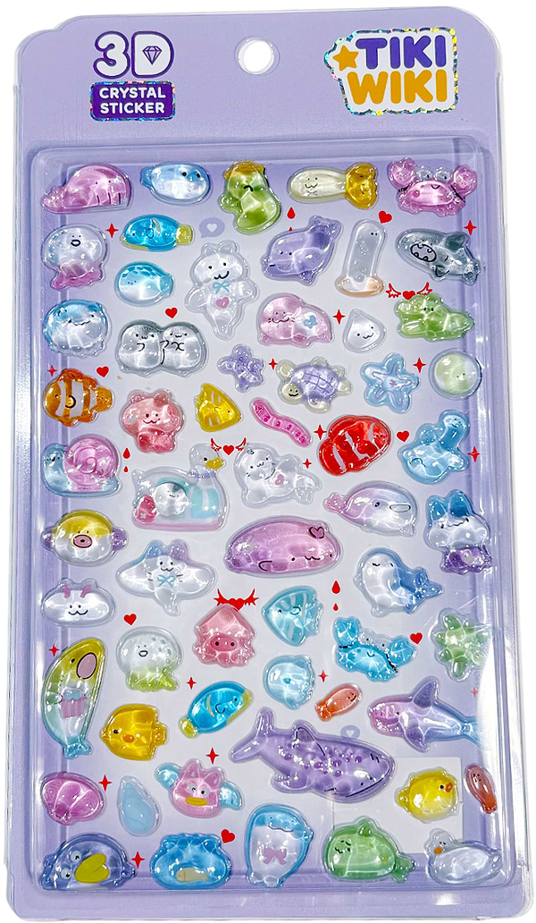 Фото - Наклейки Tiki Wiki серии Crystal – ТИКИ МОРЕ (51423)