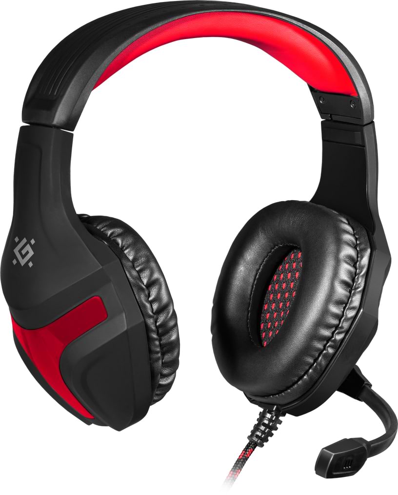 Гарнитура проводная игровая Defender Scrapper 500 Red/Black (64500) - Фото 1