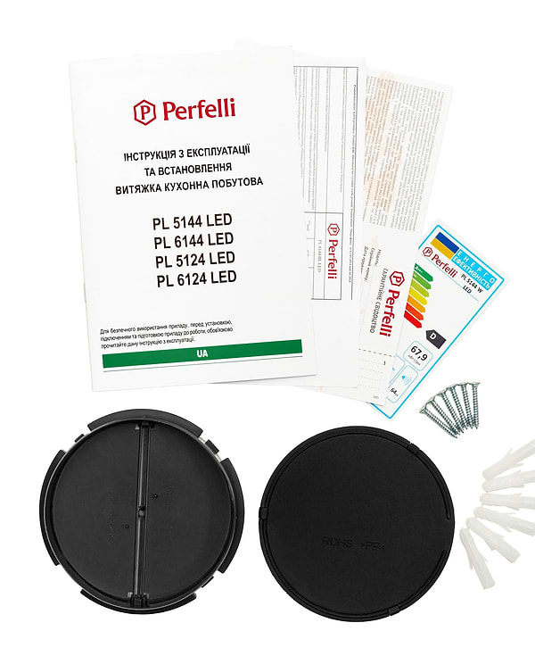 Фото - Вытяжка традиционная Perfelli PL 5144 BL LED