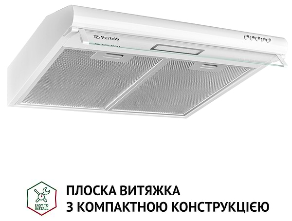 Фото - Вытяжка традиционная Perfelli PL 5144 W LED