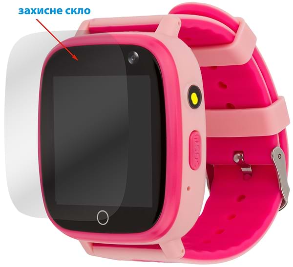 Фото - Дитячий годинник AmiGo GO001 Swimming Camera+LED Pink