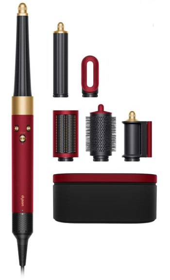 Стайлер Dyson HS08 Airwrap ID Straight/Wavy Red Velvet/Gold (596926-01)