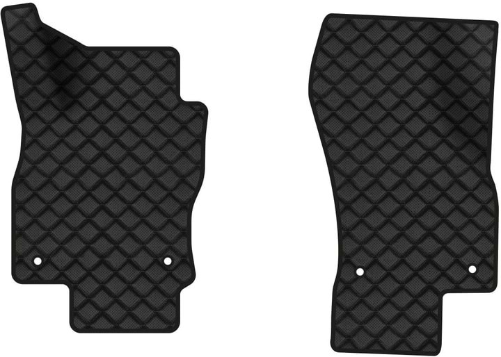 Коврики из экокожи в салон авто передние EVAtech для Superb (B8) Skoda 2015-2024 3 поколение Combi EU (SK3278AC2AV4BBB)