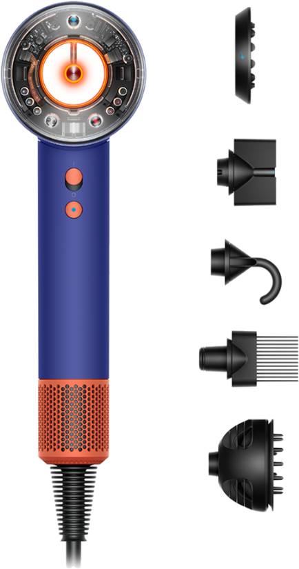 Фен Dyson HD16 Supersonic Nural Ceramic Vinca Blue/Topaz Синій/Топаз (515166-01) - Фото 1