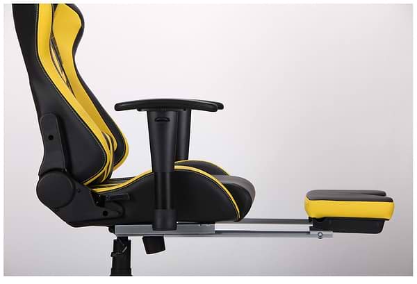 Фото - Кресло для геймеров AMF VR Racer BattleBee черный/желтый
