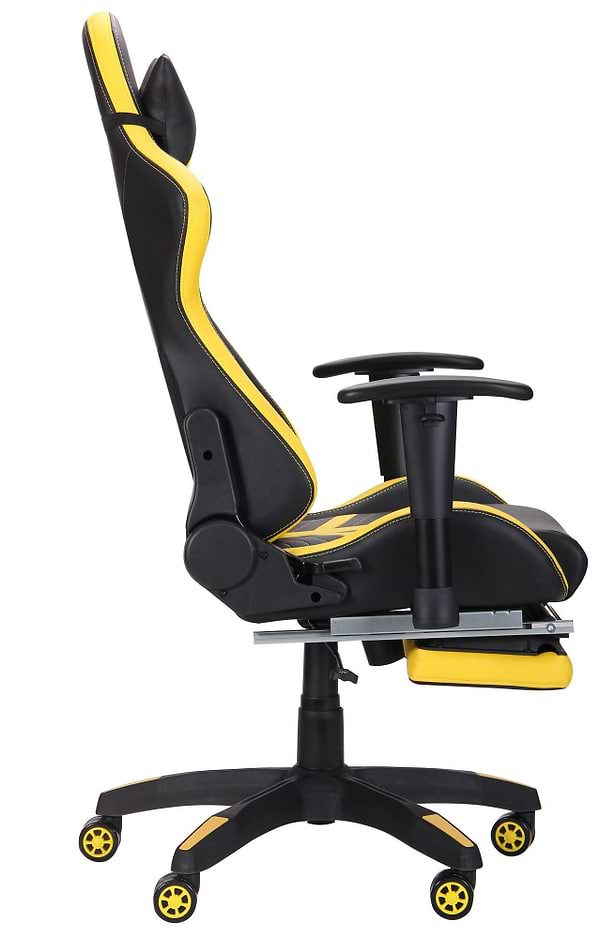 Фото - Кресло для геймеров AMF VR Racer BattleBee черный/желтый