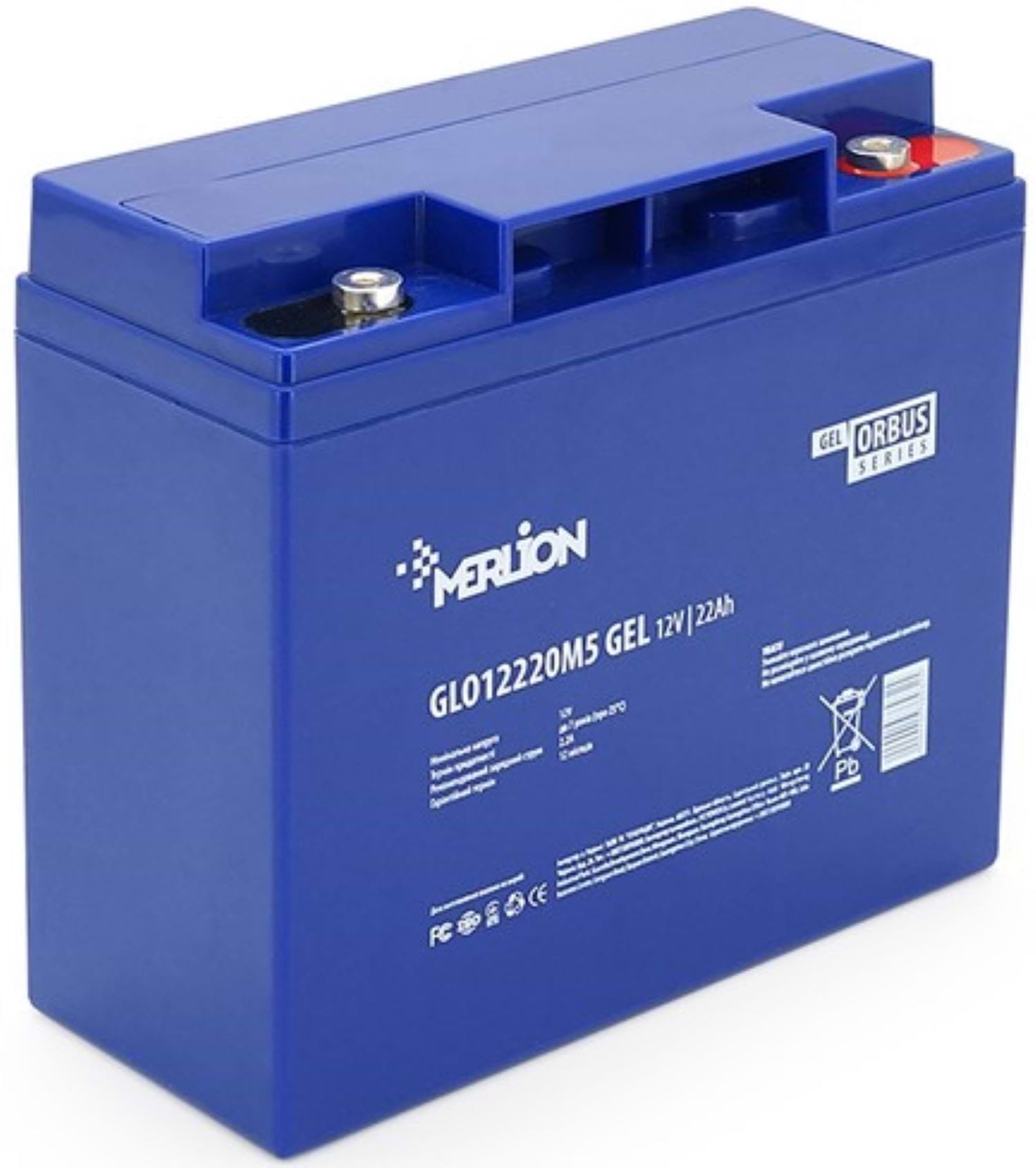 Аккумулятор для ИБП Merlion Orbus 12V 22Ah (GLO12220M5 GEL)