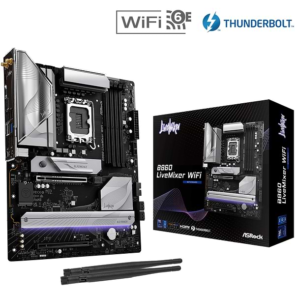 Фото - Материнская плата ASRock B860 LiveMixer WiFi DDR5