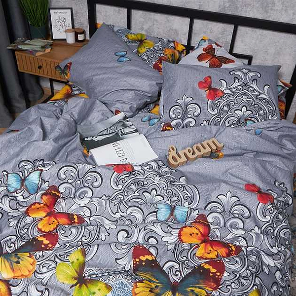 Фото - Комплект постельного белья Moon&Star Микросатин Premium Butterfly Dream 143х210 нав. 2х50х70 (MS-820008136)