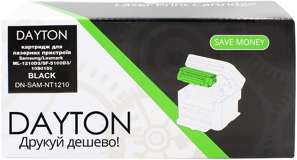 Фото - Картридж для лазерных принтеров/МФУ Dayton Samsung ML-1210D3 для ML-1010/1210 (DN-SAM-NT1210)