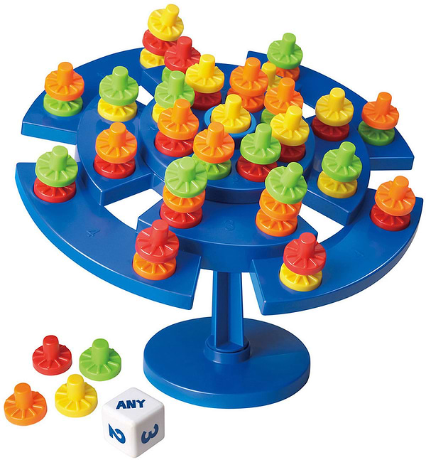 Фото - Настольная игра (3-4 года) Kingso Toys балансирующие колпачки (007-72)