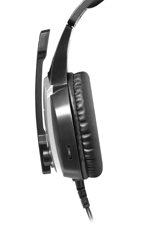 Фото - Гарнітура дротова ігрова Defender X-Skull Black/Gray 2.1 м (64585)