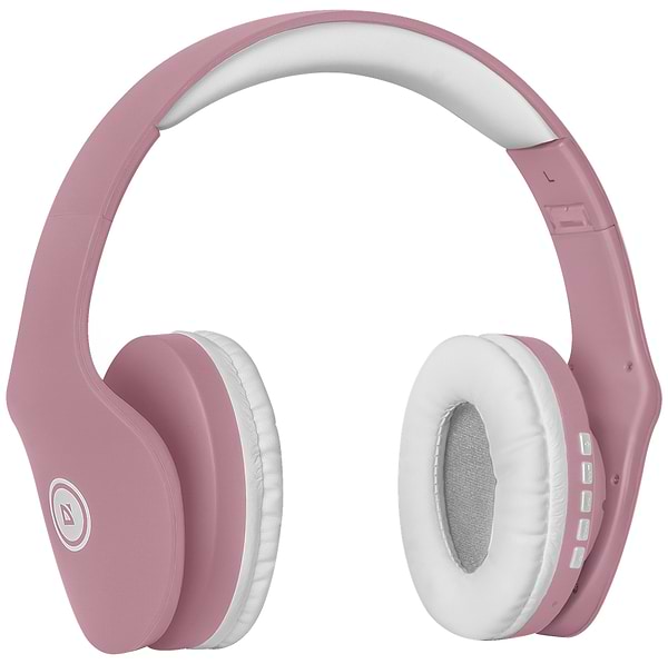 Фото - Наушники полноразмерные беспроводные Defender FreeMotion B525 Bluetooth White-Pink (63528)