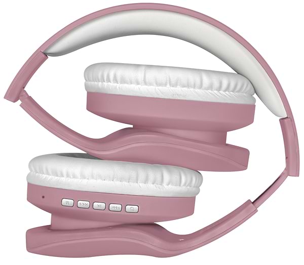 Фото - Наушники полноразмерные беспроводные Defender FreeMotion B525 Bluetooth White-Pink (63528)