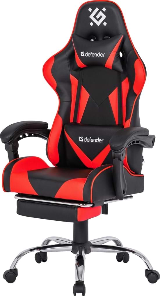 Кресло для геймеров Defender Pilot Black/Red (64354) - Фото 1