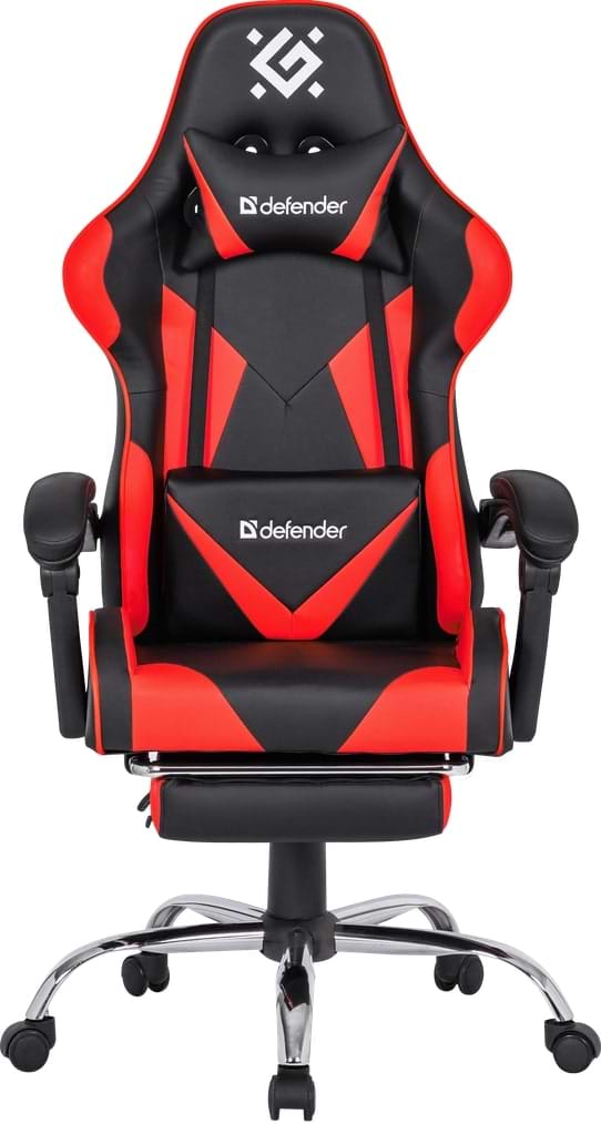Фото - Крісло для геймерів Defender Pilot Black/Red (64354)