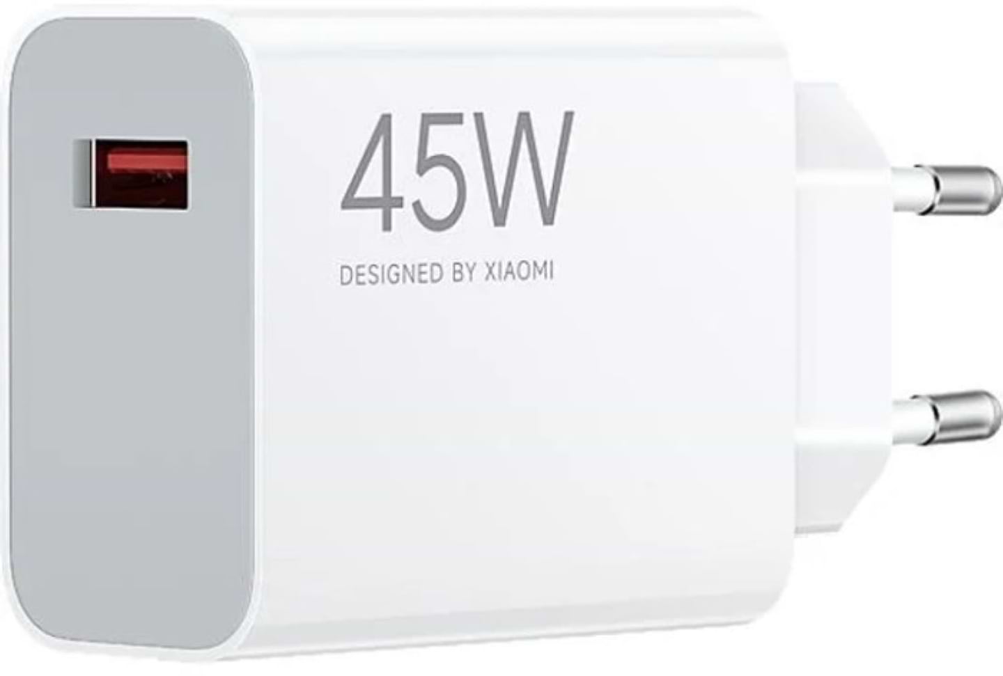 Сетевое зарядное устройство Xiaomi 45W Turbo Charging USB-A White (BHR07SLEU) - Фото 1