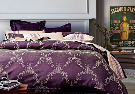 Фото - Комплект постільної білизни Word of Dream FSM586 жакард сатин 2х150х215 Різнокольоровий (11170)