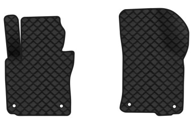 Килимки з екошкіри в салон авто передні EVAtech для Octavia A5 (AT, 8 clips) Skoda 2004-2013 2 покоління Combi EU (SK12151A2AV4BBB)