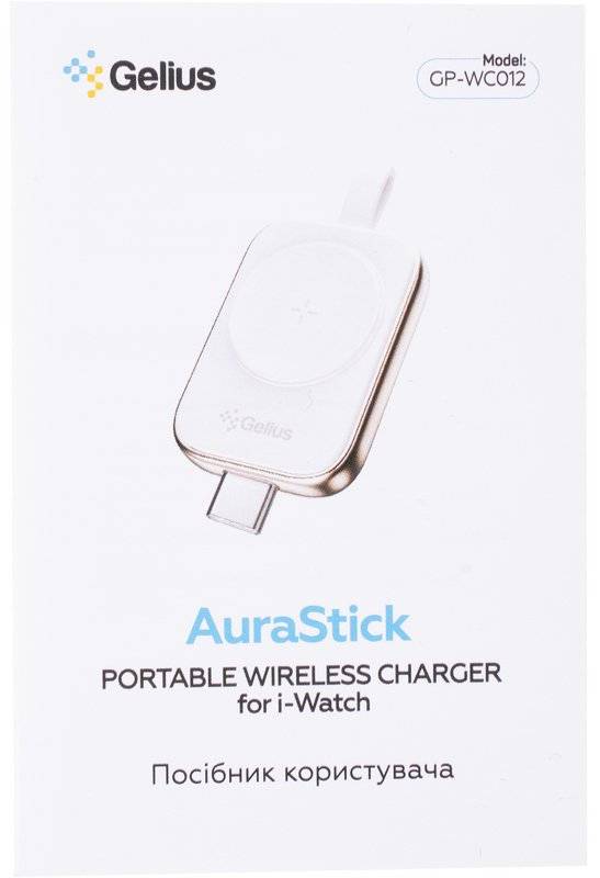 Фото - Бездротовий зарядний пристрій Gelius AuraStick GP-WC012 2.5W White (99410)