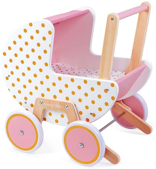 Коляска прогулянкова для ляльки і пупса Janod Candy Chic (J05886) - Фото 1