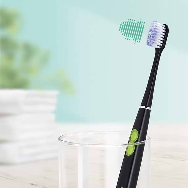 Фото - Зубная щетка электрическая GUM Sonic Daily, чёрная