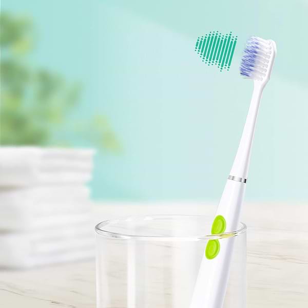 Фото - Зубна щітка електрична GUM Sonic Daily, біла