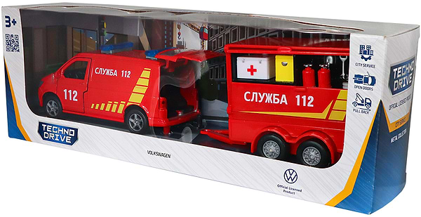 Фото - Автотранспорт TechnoDrive VOLKSWAGEN СЛУЖБА 112 (с прицепом) (520322.270)