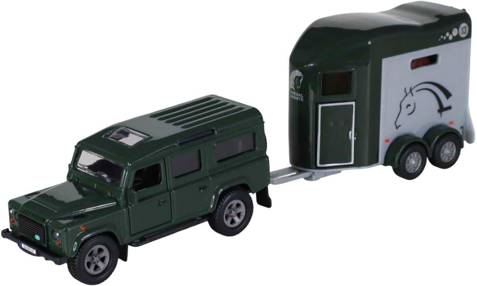 Автотранспорт TechnoDrive LAND ROVER (с прицепом и фигурками лошадей) (520460.270)