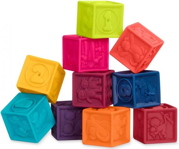 Фото - Кубики Battat Посчитай-ка! 10 шт. в сумочке (BX1002Z)