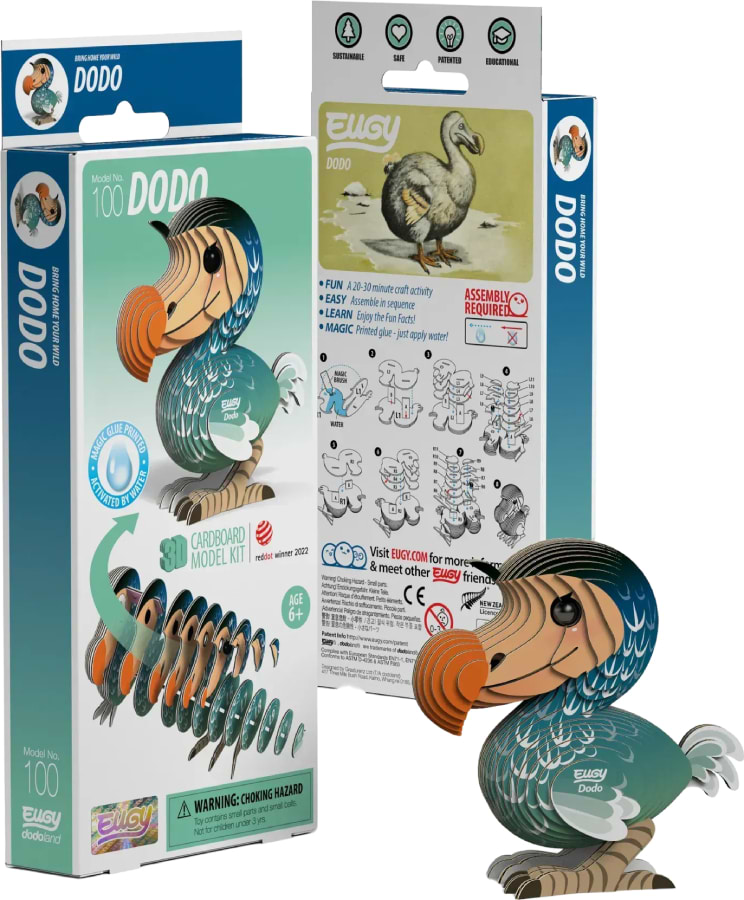 3D пазли EUGY Зоопарк: Додо (XEG-100) - Фото 1