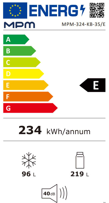 Фото - Холодильник MPM MPM-324-KB-35/E