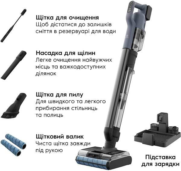 Фото - Пилосос ручний миючий Electrolux EW82U2DB