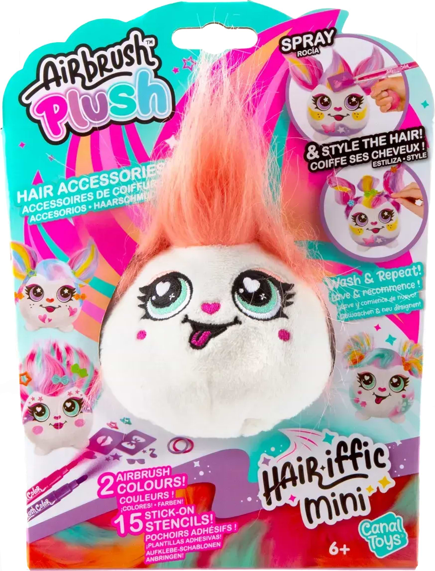 Купить Набор для декупажа и росписи Canal Toys DIY AIRBRUSH PLUSH - Hair'iffic Сделай прическу - Пикси (AIR038/2) - Фото 1 Набор для декупажа и росписи Canal Toys DIY AIRBRUSH PLUSH - Hair'iffic Сделай прическу - Пикси (AIR038/2) - Фото 1