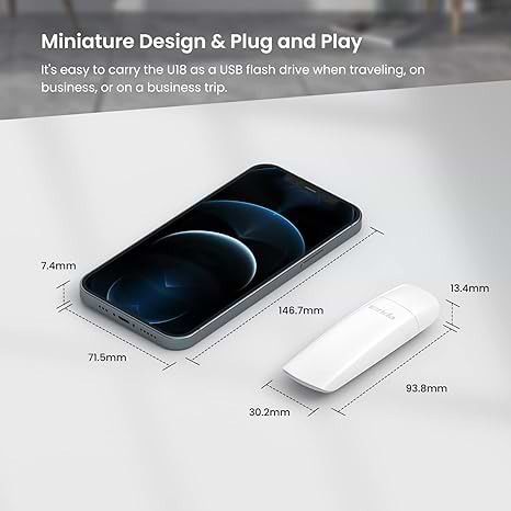 Фото - USB-адаптер мережі WiFi Tenda U18 (AX1800)