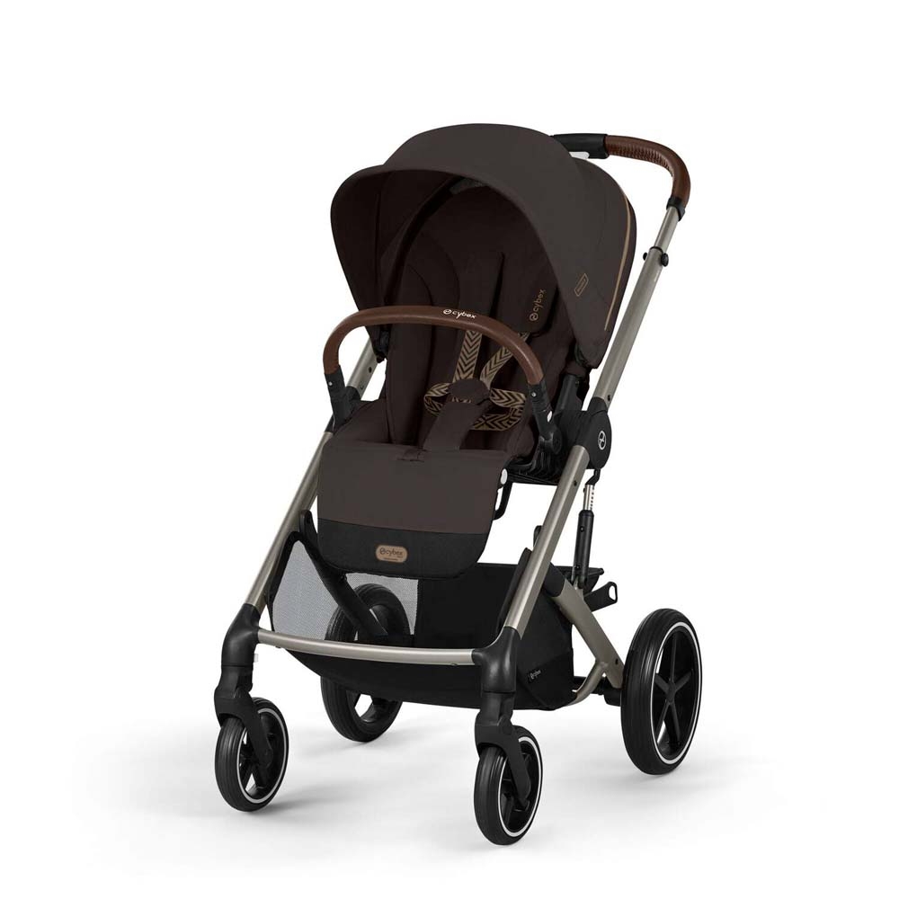 Коляска прогулочная Cybex Balios S Lux TPE Chocolate Brown (с бампером) (525000113)