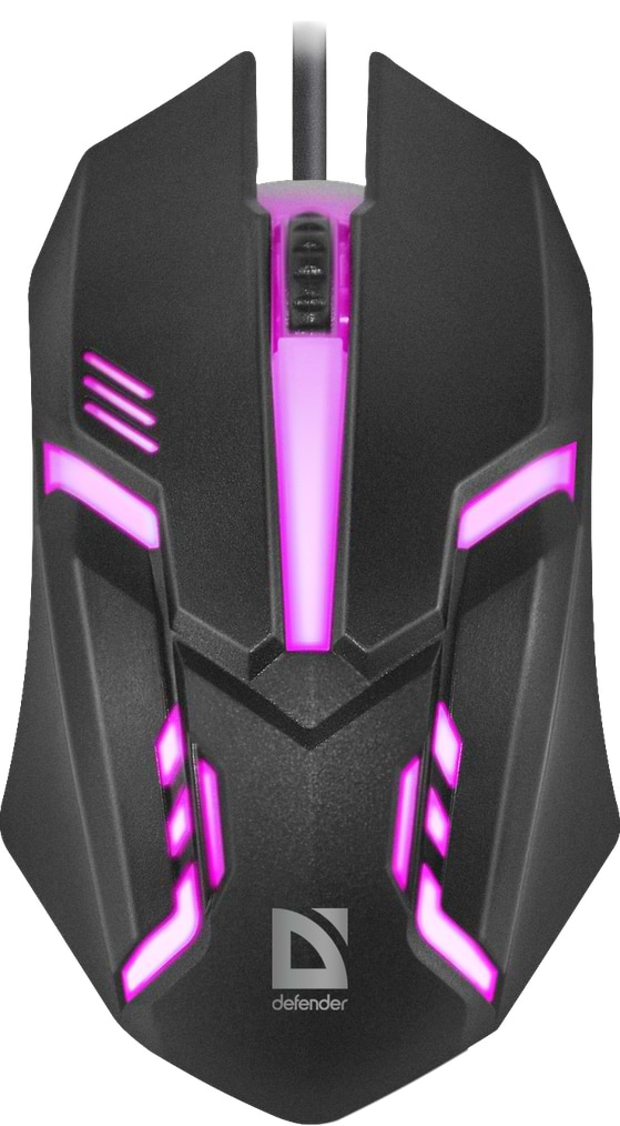 Мышь проводная игровая Defender Cyber MB-560L Black (52560) - Фото 1