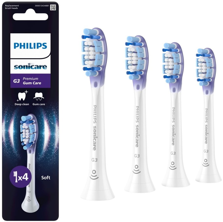 Насадка для зубной щетки Philips Sonicare HX9054/87 G3 Premium Gum Care - Фото 1