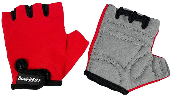 Фото - Велоруковицы детские Bimbo Bike 6-8 лет размер M красные FUNNY (90944R-IS)