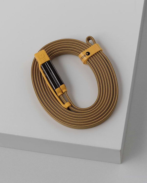 Фото - Кабель синхронізації даних Rolling Square 6in1, inCharge XL 3 м Yellow (XLL03R)