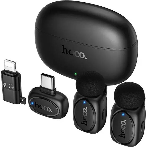 Фото - Микрофон для смартфона HOCO L19 Black (6942007655477)