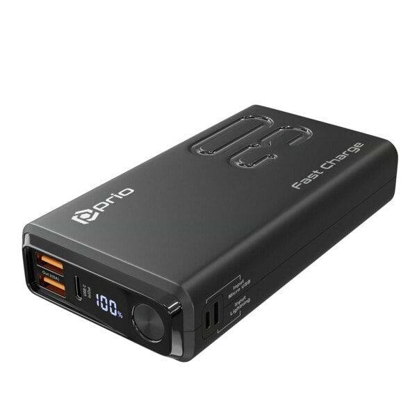 Батарея мобильная PRIO Fast Charge Power Bank 30 000 mAh Black (52958)