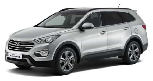 Фото - Килимки ворсові в салон авто EVAtech Standard для Hyundai Grand Santa FE (NC) 7 seats 2012-2017 3 покоління SUV EU чорний кант HY52584AB2LA3VEB