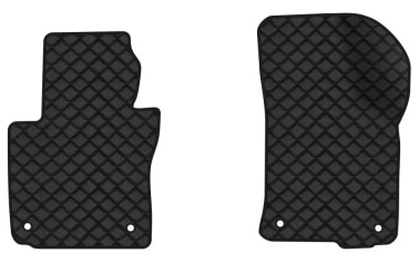 Килимки з екошкіри в салон авто передні EVAtech для Octavia A5 (AT, 8 clips) Skoda 2004-2013 2 покоління Liftback EU (SK12152AB2AV4BBB)