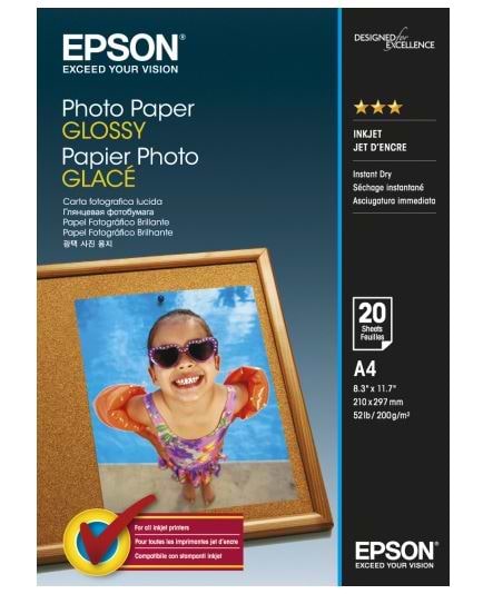 Фото - Фотобумага Epson A4 Glossy Photo Paper, 20 л.