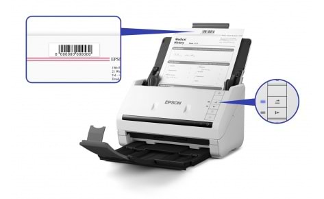 Фото - Сканер Epson WorkForce DS-530II (B11B261401)